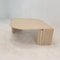 Italian Oval Coffee Table in Travertine, 1980s, Image 8