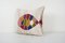 Handgemachter Suzani Kissenbezug aus Seide mit Fisch-Stickerei 3