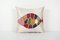 Handmade Silk Suzani Cushion Cover with Fish Embrodiery, Image 1