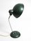 Mid-Century Petrol Green Industrial Metal Desk and Workshop Lamp from Helo Leuchten, 1950s, Image 5