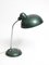 Lámpara de escritorio y taller Mid-Century industrial de metal en verde petróleo de Helo Leuchten, años 50, Imagen 17