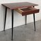 School Desk with Drawer and Iron Legs, 1950s 7