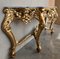 19th Century Baroque Spanish Console Table in Carved and Gilded Walnut Ormolu and Marble 4