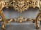 19th Century Baroque Spanish Console Table in Carved and Gilded Walnut Ormolu and Marble 5