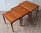 Scandinavian Nesting Tables in Teak, 1960, Set of 3 13