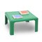 Tavolino da caffè quadrato verde di Gae Aulenti per Kartell, anni '70, Immagine 13