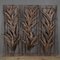 Vintage Arts & Crafts Style Panels in Bronzed and Wrought Iron, 1920, Set of 3 6