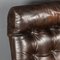 Buttoned Leather Swivel Chair, 1970 3