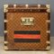 Antique French Courier Trunk in Louis Vuitton, 1910 4