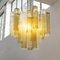 Glass and Crystal Murano Suspension Lamp, Italy, 1990s 11