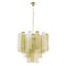 Glass and Crystal Murano Suspension Lamp, Italy, 1990s 1