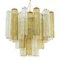 Glass and Crystal Murano Suspension Lamp, Italy, 1990s 2