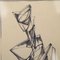 Gian Mario Pollero, Abstrakte Komposition, 1950er, Pastell auf Papier, Gerahmt 9