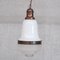 Vintage Two Tone Pendant Light in Glass and Copper, 1930s, Image 1