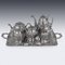 Antique Indian Silver Swami Tea Service from Madras, 1900, Set of 7 7
