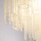 Crystal Glass Suspension Lamp, Italy, 1990s 11