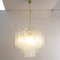 Crystal Glass Suspension Lamp, Italy, 1990s 5