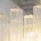 Crystal Glass Suspension Lamp, Italy, 1990s 8