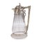 Antique Victorian Claret Jug in Silver and Glass from Gough & Silvester, 1865, Image 1