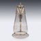 Antique Victorian Claret Jug in Silver and Glass from Gough & Silvester, 1865, Image 3