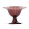 Murano Glass Ribbed Cup Vase, 1930s, Image 1