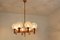 Copper and Handblown Glass Chandelier by Ott International, 1960s, Image 13