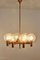 Copper and Handblown Glass Chandelier by Ott International, 1960s, Image 10