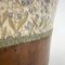 Reposapiés tapizado de chapa de nogal, años 50, Imagen 6