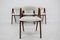 Teak and Sheep Fabric Dining Chairs, Denmark, 1960s, Set of 4 5