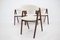 Teak and Sheep Fabric Dining Chairs, Denmark, 1960s, Set of 4 8
