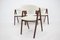 Teak and Sheep Fabric Dining Chairs, Denmark, 1960s, Set of 4, Image 8