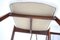 Teak and Sheep Fabric Dining Chairs, Denmark, 1960s, Set of 4 16