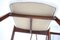 Teak and Sheep Fabric Dining Chairs, Denmark, 1960s, Set of 4, Image 16