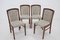 Beech Dining Chairs, Czechoslovakia, 1950s, Set of 4, Image 3