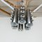 Italian Chrom Chandelier in the style of Gaetano Sciolari, 1960s, Image 9