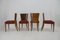 Art Deco Dining Chairs H-214 attributed to Jindrich Halabala for Up Závody, 1950s, Set of 4, Image 10