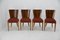 Art Deco Dining Chairs H-214 attributed to Jindrich Halabala for Up Závody, 1950s, Set of 4 2