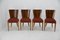 Art Deco Dining Chairs H-214 attributed to Jindrich Halabala for Up Závody, 1950s, Set of 4, Image 2