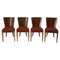 Art Deco Dining Chairs H-214 attributed to Jindrich Halabala for Up Závody, 1950s, Set of 4 1