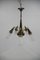 Cubism Brass and Glass Chandelier, 1930s 11