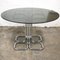 Mid-Century Modern Italian Glass Smoked Top Dining Table attributed to Giotto Stoppino, 1970s 3