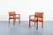 Danish Design Leather Armchairs by Christian Hvidt for Soborg Mobelfabrik, Set of 4 3