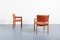 Danish Design Leather Armchairs by Christian Hvidt for Soborg Mobelfabrik, Set of 4 6