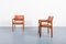 Danish Design Leather Armchairs by Christian Hvidt for Soborg Mobelfabrik, Set of 4, Image 4