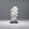 Carrara Marmor Skulptur mit Sockel aus Blaustein von Jan Keustermans, 2000er 11