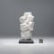 Carrara Marmor Skulptur mit Sockel aus Blaustein von Jan Keustermans, 2000er 2