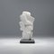 Carrara Marble Sculpture with Bluestone Base by Jan Keustermans, 2000s 4