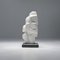 Carrara Marble Sculpture with Bluestone Base by Jan Keustermans, 2000s 3