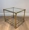 Brass Coffee Table in the style of Jacques Adnet, 1970s 3