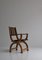 Danish Modern Armchair in Quartersawn Oak and Olmerdug by Henry Kjærnulff, 1960s, Image 4